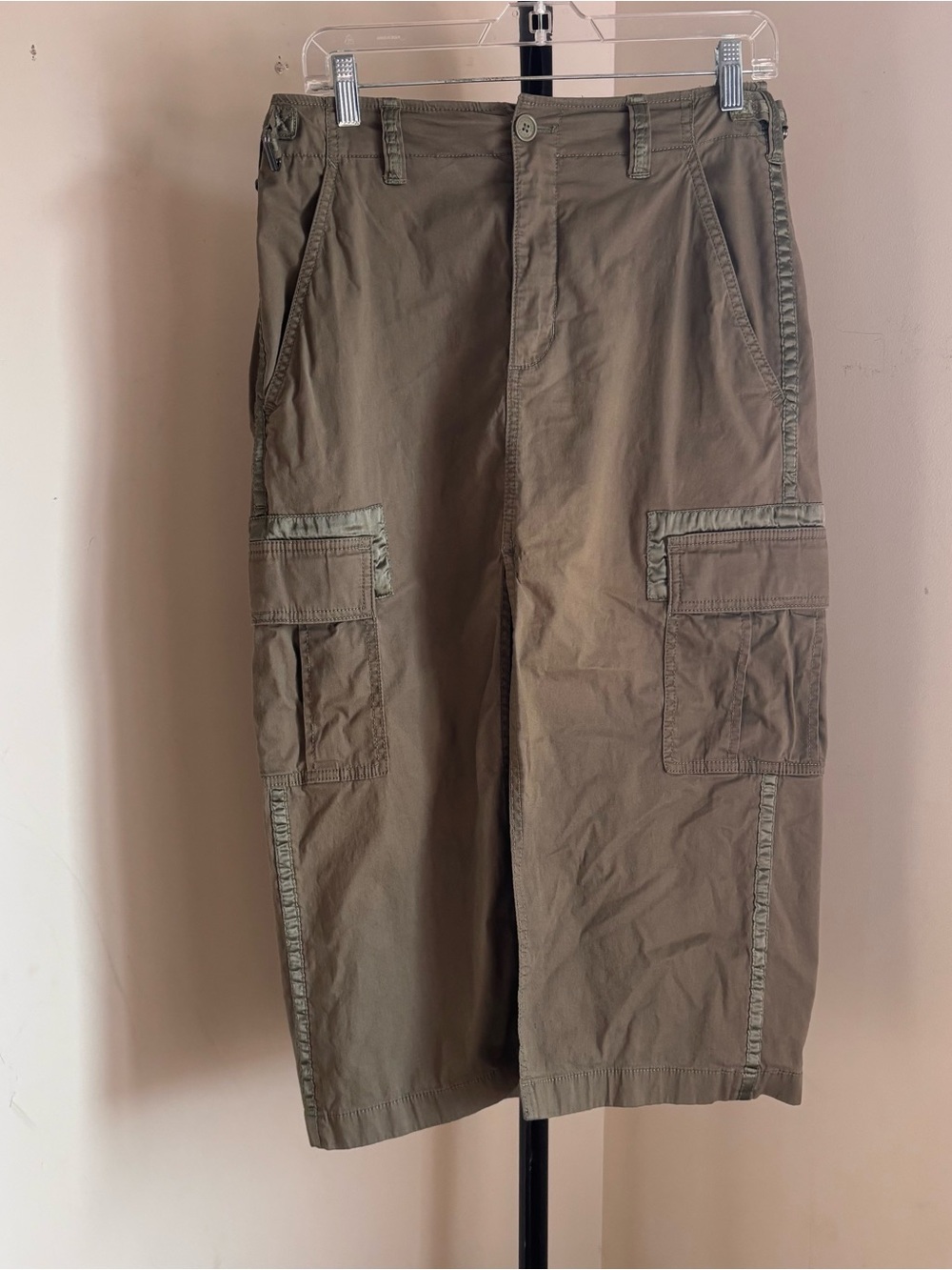 Abercrombie & Fitch Olive Green Cargo skirt